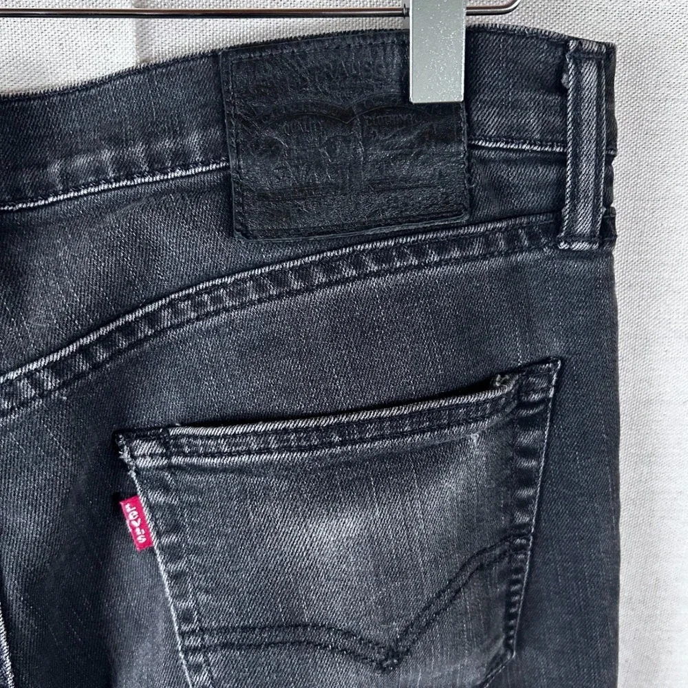 Levis‎ 511 Slim Fit Black Jeans Mens 34x32 Denim Pants 04511-1783